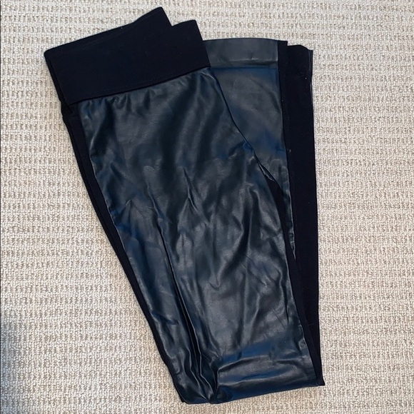 Club Monaco Faux Leather Leggings - Picture 2 of 7
